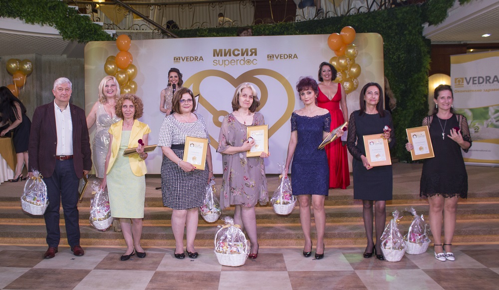 Първото издание на инициативата Мисия Супердок награди най-обичаните от пациентите лекари на бляскава церемония на 3 юли в Пловдив