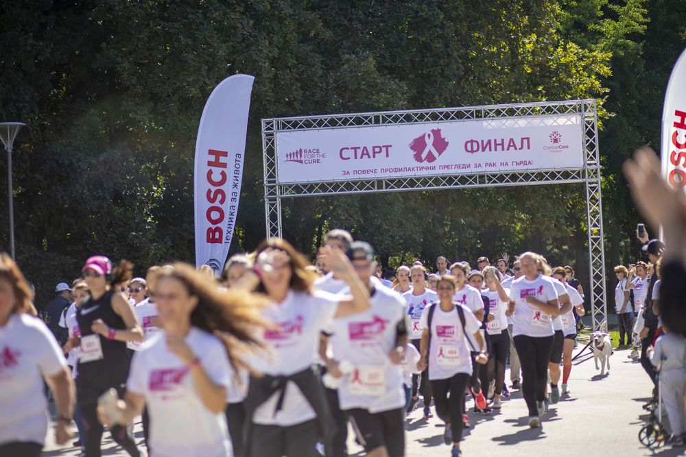 Race for the Cure 2022 България събра над 20 000 лв. за женско здраве